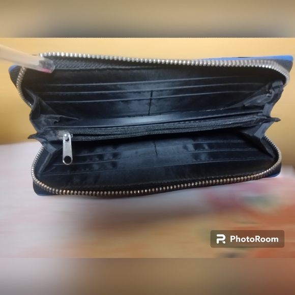 Anna Martina Franco Navy Blue Wallet - Picture 3 of 4